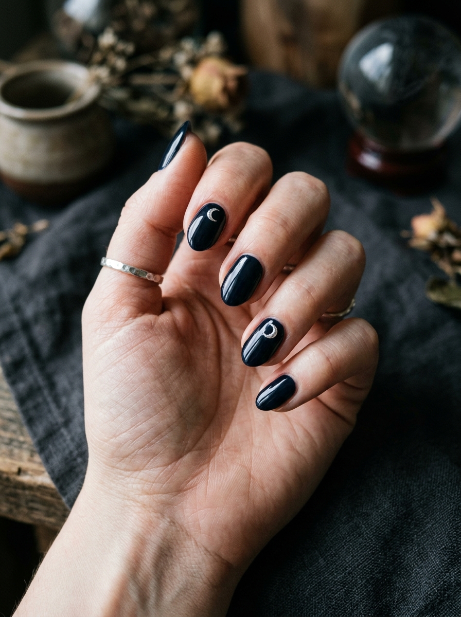 Silver Moon Witchy Nails als Witchy Nails Inspiration 2026